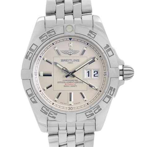 breitling galactic 41 a49350l2 g699 366a|Breitling Galactic 41 Silver Dial Men's Watch A49350L2.